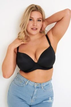 Definitions Plunge T-Shirt Bra - Black