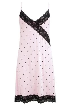 Sofa Loves Lace Hidden Support Soft Jersey Chemise - Blush/Black 10 Sofa Loves Lace Hidden Support Soft Jersey Chemise - Blush/Black -Sultry Curve 285755 20230803121200