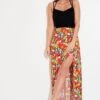 Cross Back Strappy Jersey Woven Mix Maxi Dress - Pink/ Red/ Black 1 Cross Back Strappy Jersey Woven Mix Maxi Dress - Pink/ Red/ Black -Sultry Curve 285940 20220518150700