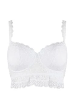 Rebel Strapless Longline Bra - White -Sultry Curve 286215 20230614153100