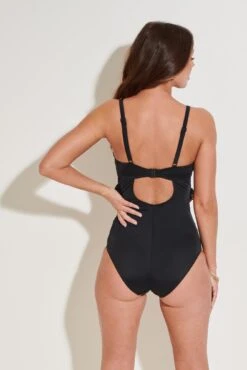 Frill Ditsy Control Swimsuit - Ditsy -Sultry Curve 286380 20220930091400