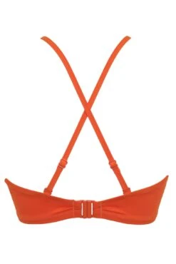 Space High Neck U/W Cami Top - Orange -Sultry Curve 286393 20220930095200