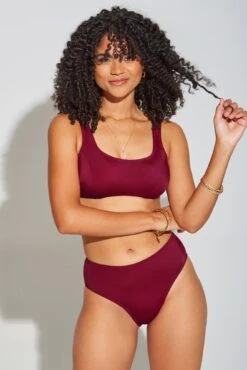 Space High Leg Bottom - Dark Red 9 Space High Leg Bottom - Dark Red -Sultry Curve 286409 20220923125700