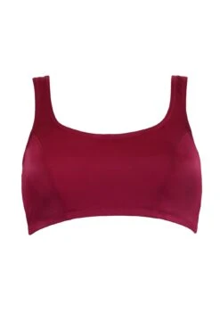 Space Underwired Cami Top - Dark Red -Sultry Curve 286427 20220923125500