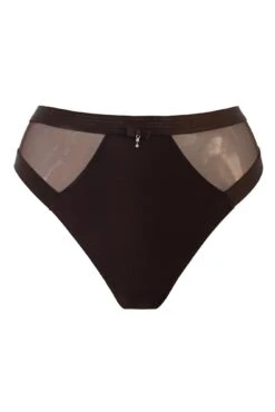 Viva Luxe High Leg Brief - Chocolate -Sultry Curve 286593 20230502094400