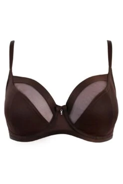 Viva Luxe Underwired Bra - Chocolate -Sultry Curve 286688 20230502094500