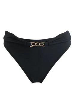 India Chains Recycled High Leg Foldover Brief - Black -Sultry Curve 287171 20220601125500