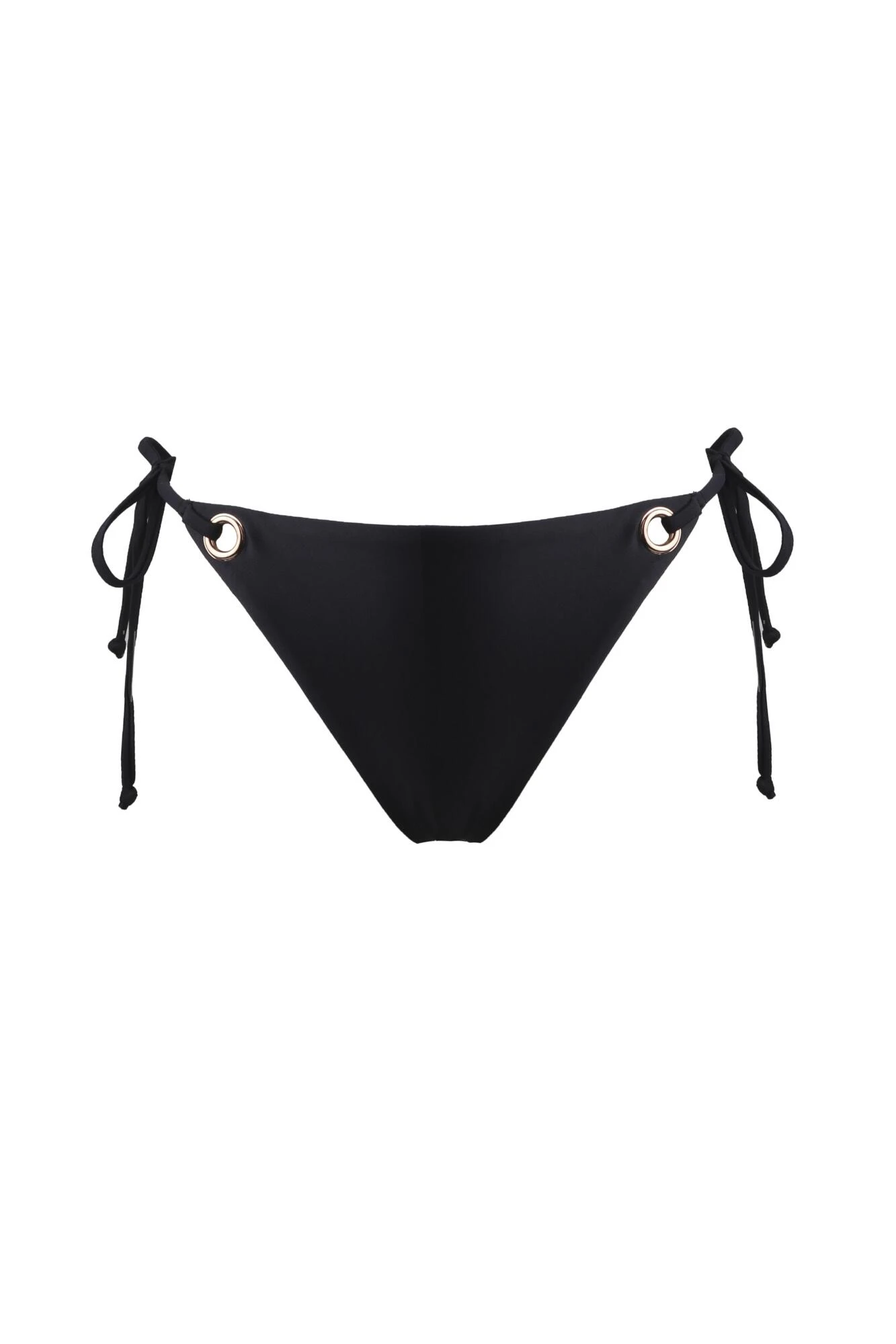 India Recycled Tie Side Bikini Brief - Black 5 India Recycled Tie Side Bikini Brief - Black - Image 3