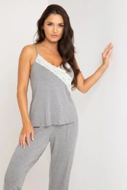Sofa Loves Lace Hidden Support Soft Jersey Cami - Dove Grey/Ivory 13 Sofa Loves Lace Hidden Support Soft Jersey Cami - Dove Grey/Ivory -Sultry Curve 287689 20221103120600