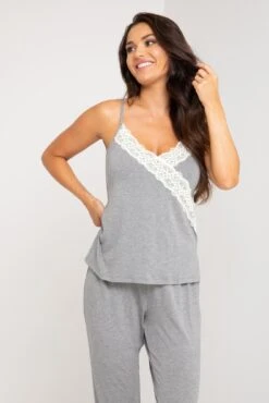 Sofa Loves Lace Hidden Support Soft Jersey Cami - Dove Grey/Ivory 15 Sofa Loves Lace Hidden Support Soft Jersey Cami - Dove Grey/Ivory -Sultry Curve 287690 20221103120600