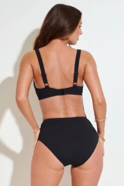 Cali Recycled High Waist Belted Control Brief - Black -Sultry Curve 288479 20220705161200