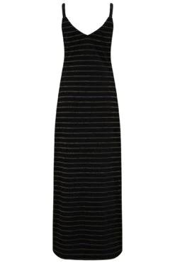 Jersey Plaited Straps Maxi Dress - Black/Gold 13 Jersey Plaited Straps Maxi Dress - Black/Gold -Sultry Curve 289497 20220630135600