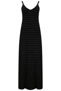 Jersey Plaited Straps Maxi Dress - Black/Gold 12 Jersey Plaited Straps Maxi Dress - Black/Gold -Sultry Curve 289498 20220630135600