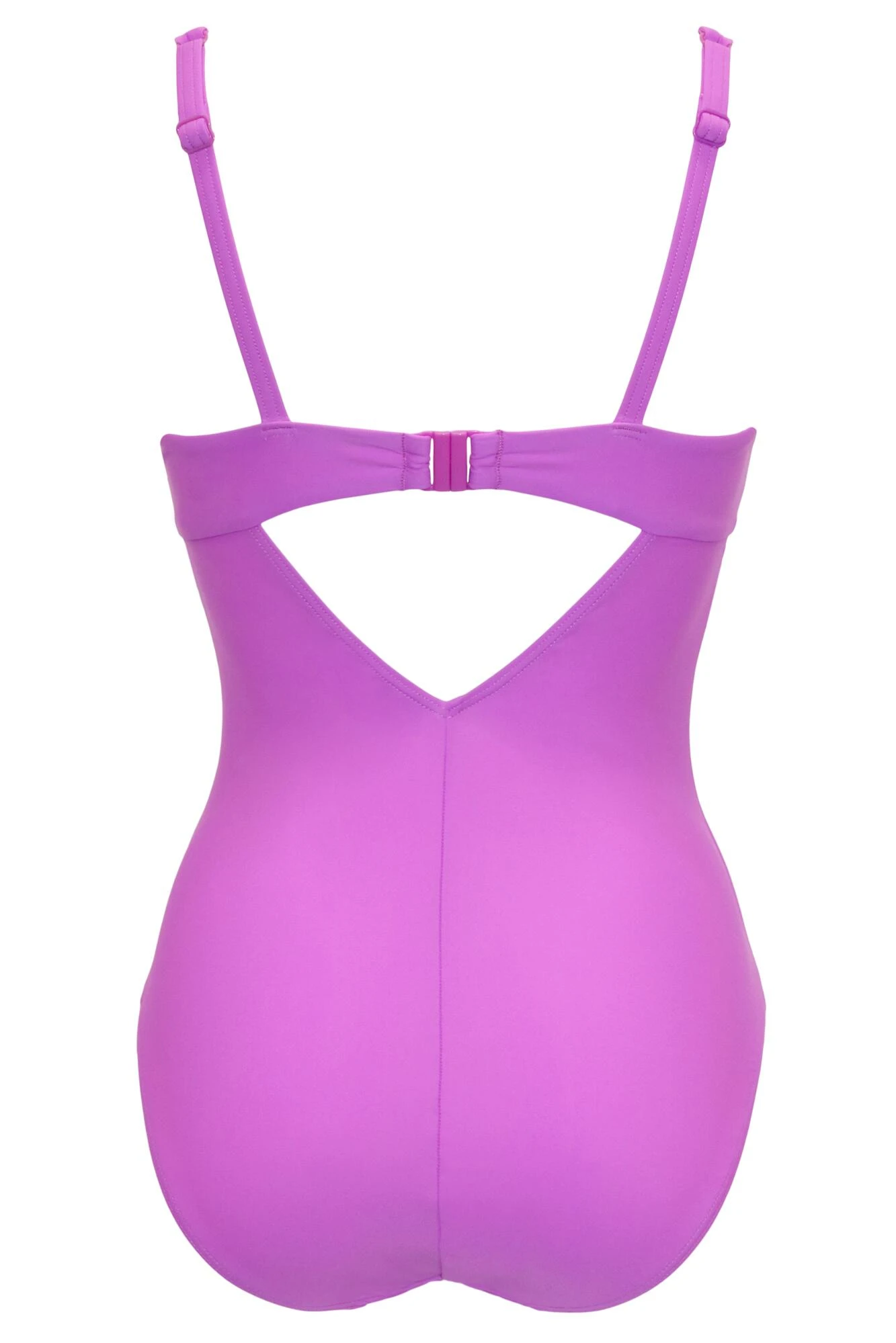 Valencia Twist Front Lightly Padded Non Wired Control Swimsuit - Ultraviolet 7 Valencia Twist Front Lightly Padded Non Wired Control Swimsuit - Ultraviolet - Image 5
