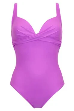 Valencia Twist Front Lightly Padded Non Wired Control Swimsuit - Ultraviolet 10 Valencia Twist Front Lightly Padded Non Wired Control Swimsuit - Ultraviolet -Sultry Curve 289663 20220630145900