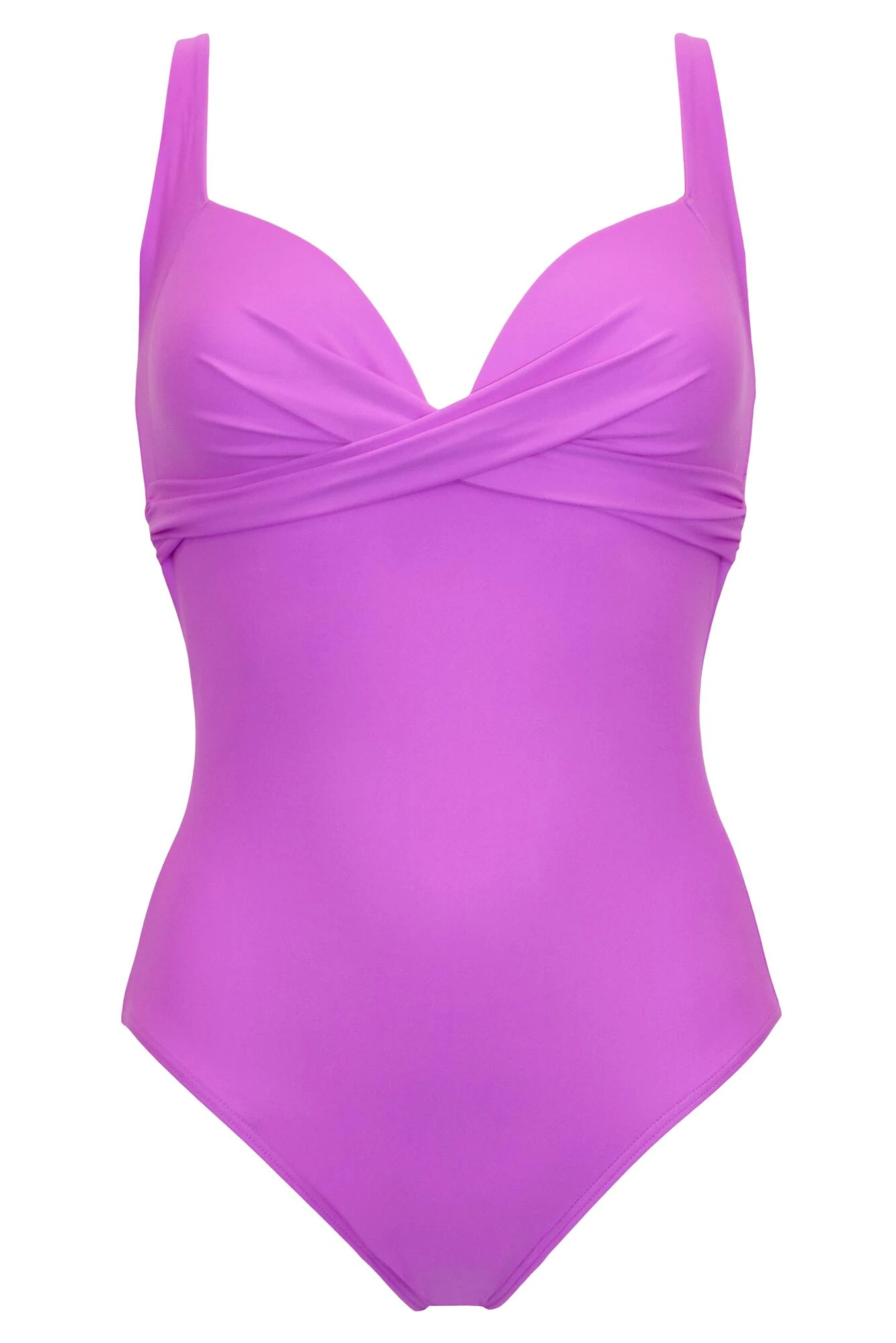 Valencia Twist Front Lightly Padded Non Wired Control Swimsuit - Ultraviolet 6 Valencia Twist Front Lightly Padded Non Wired Control Swimsuit - Ultraviolet - Image 4