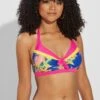 In The Mix Hidden Underwired Halter Tie Top - Blue Tropical 2 In The Mix Hidden Underwired Halter Tie Top - Blue Tropical -Sultry Curve 289731 20220630152100