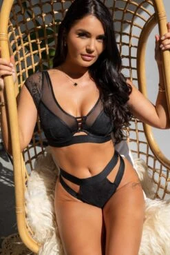 India High Waist Brief - Black