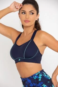 Energy Empower U/W Lightly Padded Convertible Spor - Navy/Aqua