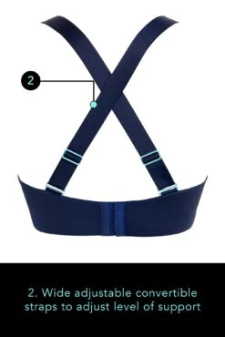 Energy Empower U/W Lightly Padded Convertible Spor - Navy/Aqua -Sultry Curve 290733 20220718130500