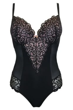 Romance Padded Push Up Body - Black -Sultry Curve 292590 20230505163900