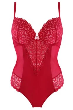 Romance Padded Push Up Body - Red/Pink -Sultry Curve 292781 20230505134000