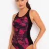 Energy Chlorine Resistant Recycled Swimsuit - Abstract Floral -Sultry Curve 292831 20220819162900