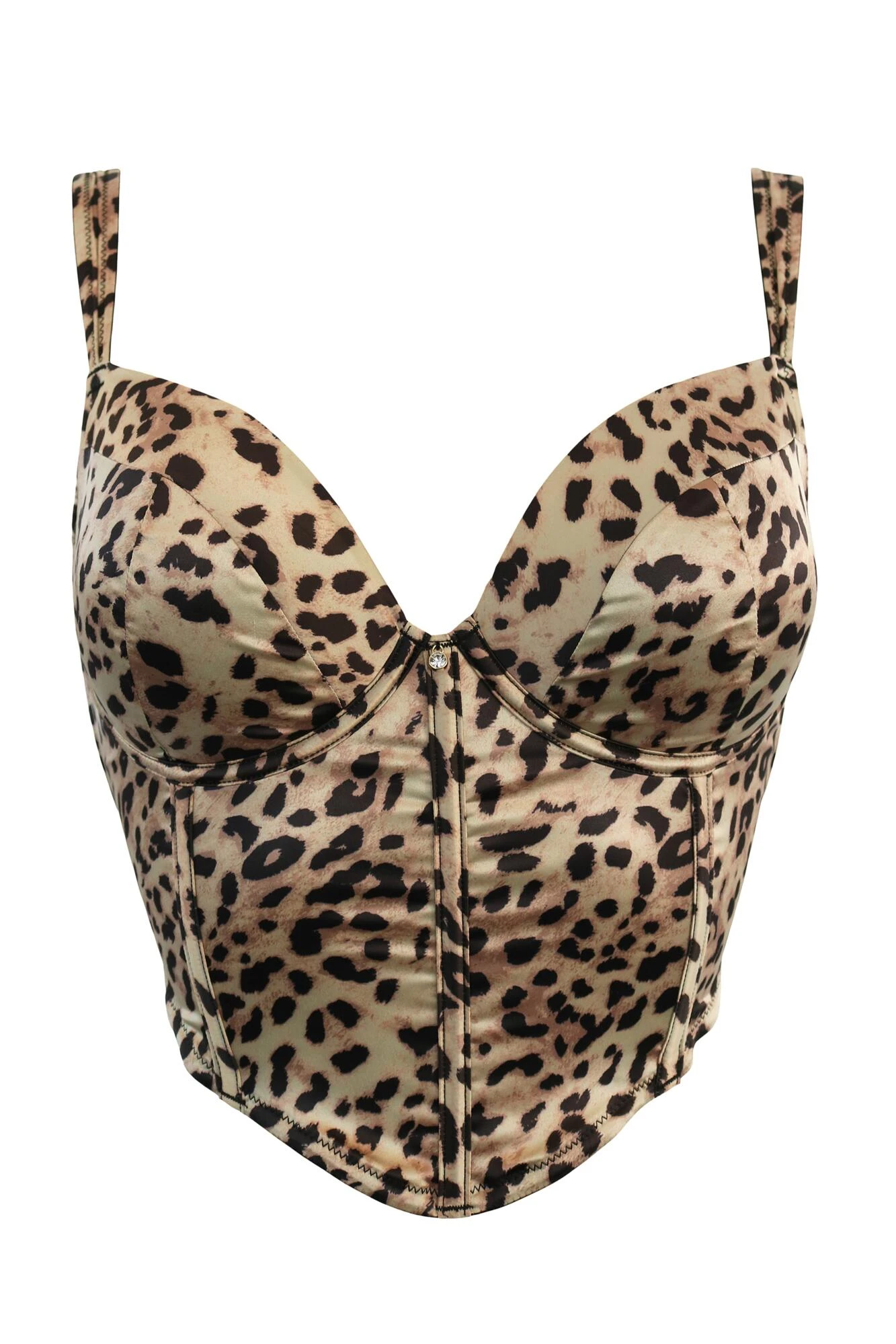 Couture Padded Bustier - Leopard 8 Couture Padded Bustier - Leopard - Image 6