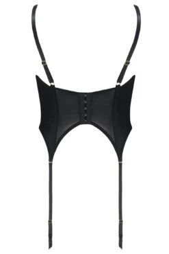 India Eyelash Cropped Basque - Black -Sultry Curve 293211 20220824143600