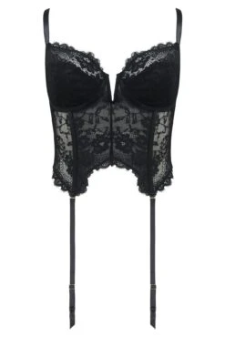 India Eyelash Cropped Basque - Black -Sultry Curve 293212 20220824143600