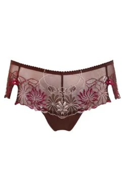 St Tropez Shorty - Chocolate/Red -Sultry Curve 293918 20230329154400