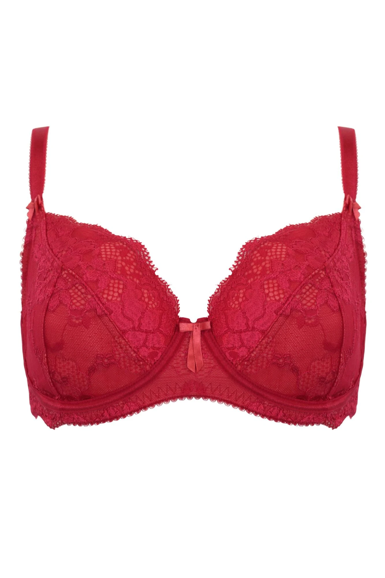 Amour Non Padded Bra - Red/Cherry 7 Amour Non Padded Bra - Red/Cherry - Image 5