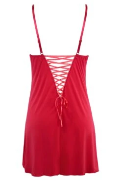 Amour Luxe Chemise - Red/Cherry -Sultry Curve 296278 20220905165000