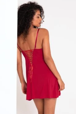 Amour Luxe Chemise - Red/Cherry -Sultry Curve 296282 20220905165000