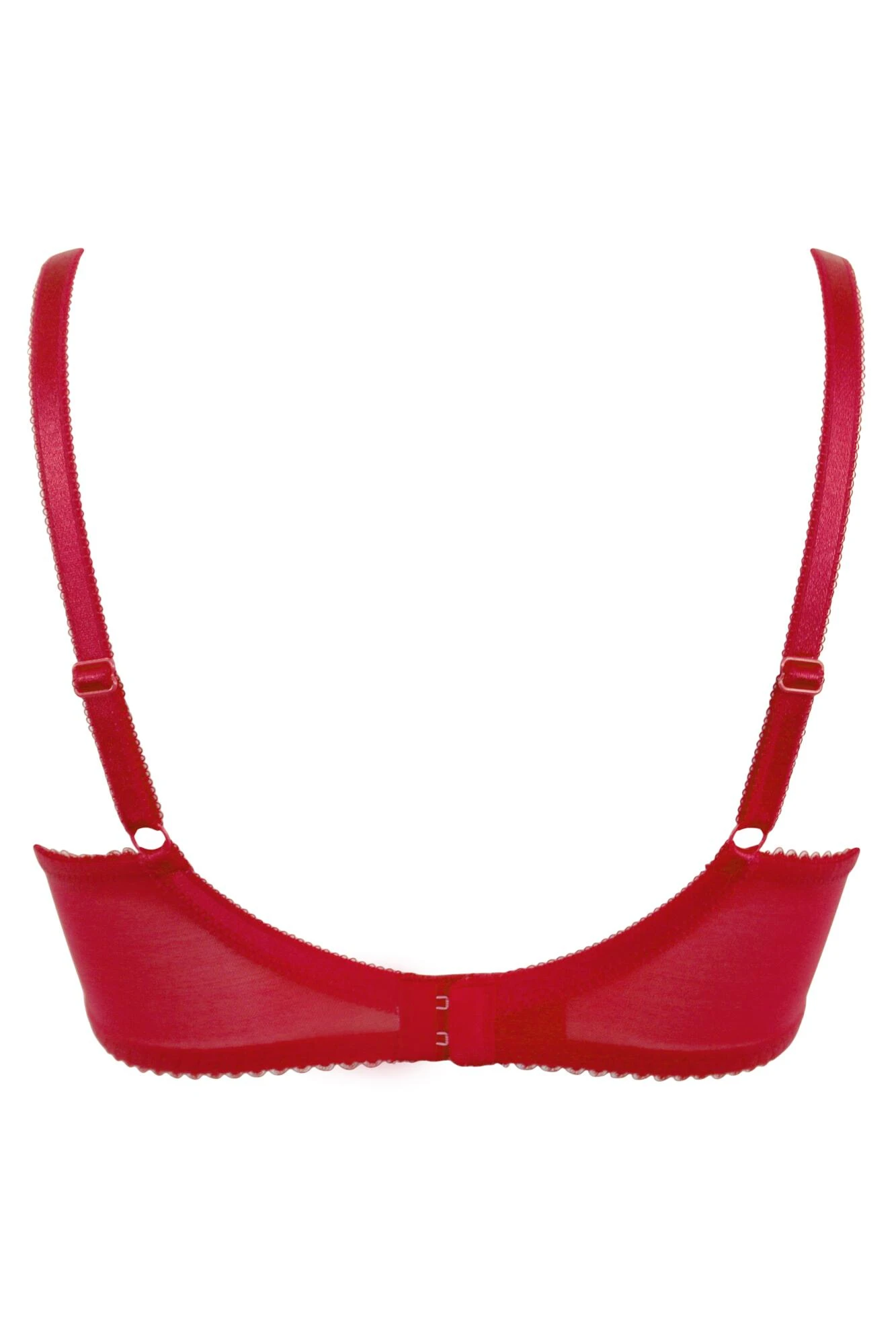 Amour Padded Balconette Bra - Red/Cherry 7 Amour Padded Balconette Bra - Red/Cherry - Image 5