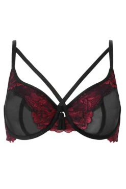 After Hours Underwired Non Pad Bra - Red/Black 14 After Hours Underwired Non Pad Bra - Red/Black -Sultry Curve 297302 20221110153700