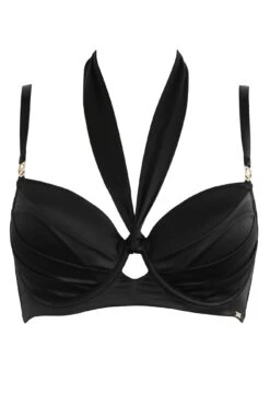 India Satin Padded Longline Bra - Black 13 India Satin Padded Longline Bra - Black -Sultry Curve 297618 20221011130700