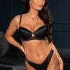 India Satin Brazilian Brief - Black 2 India Satin Brazilian Brief - Black -Sultry Curve 297622 20220928150300