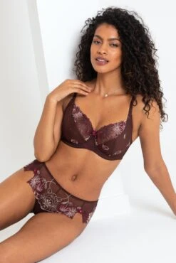 St Tropez Full Cup Set - Chocolate/Red -Sultry Curve 298447 20221013130700