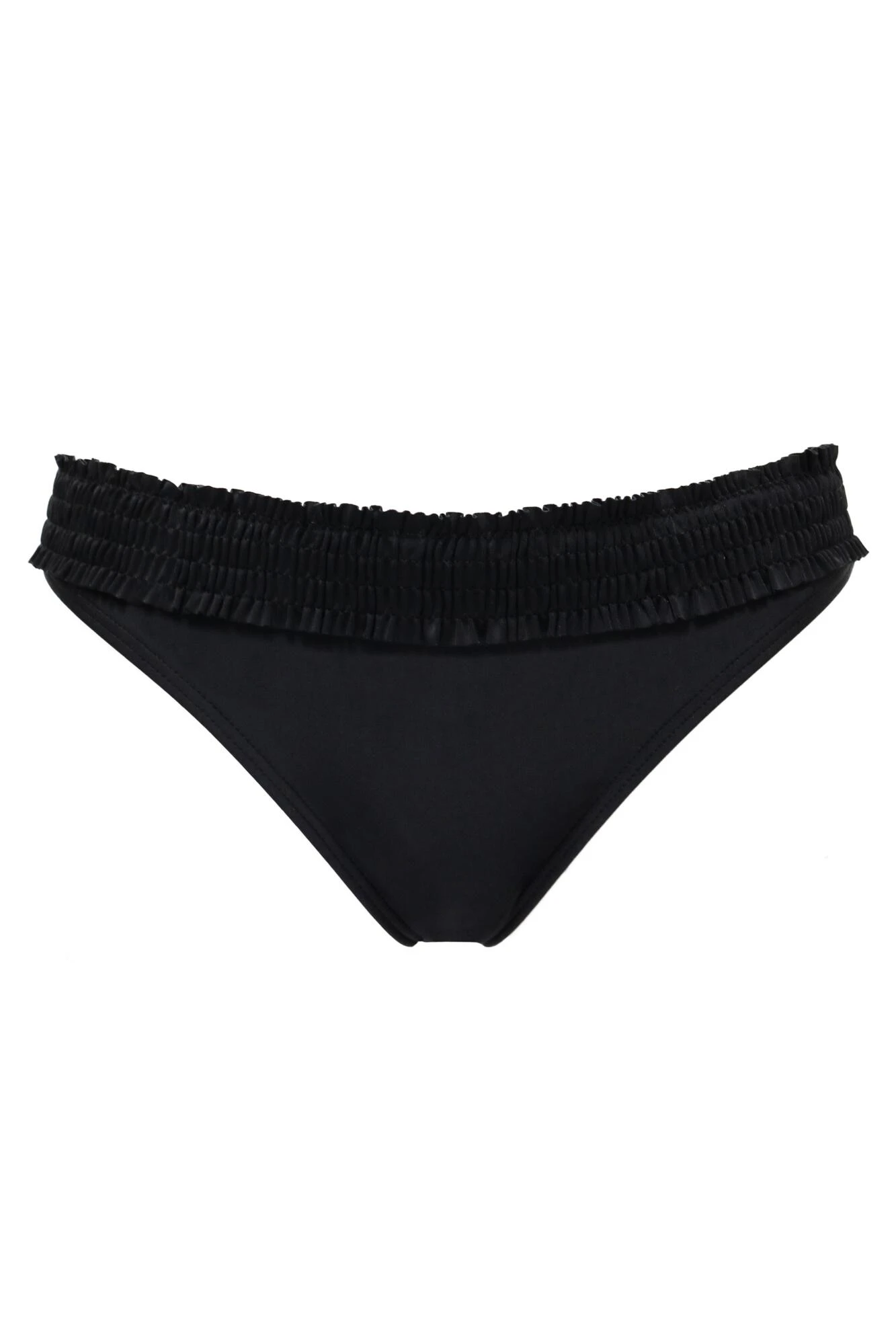 Free Spirit Frill Waist Brief. - Black 7 Free Spirit Frill Waist Brief. - Black - Image 5