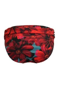 Orchid Luxe Fold Over Brief - Red/Teal -Sultry Curve 298822 20230301114700