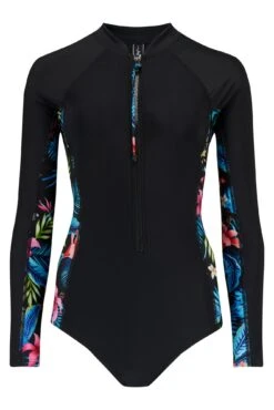 Energy Long Sleeved Zip Front Paddle Swimsuit - Tropical 10 Energy Long Sleeved Zip Front Paddle Swimsuit - Tropical -Sultry Curve 299437 20221027143500