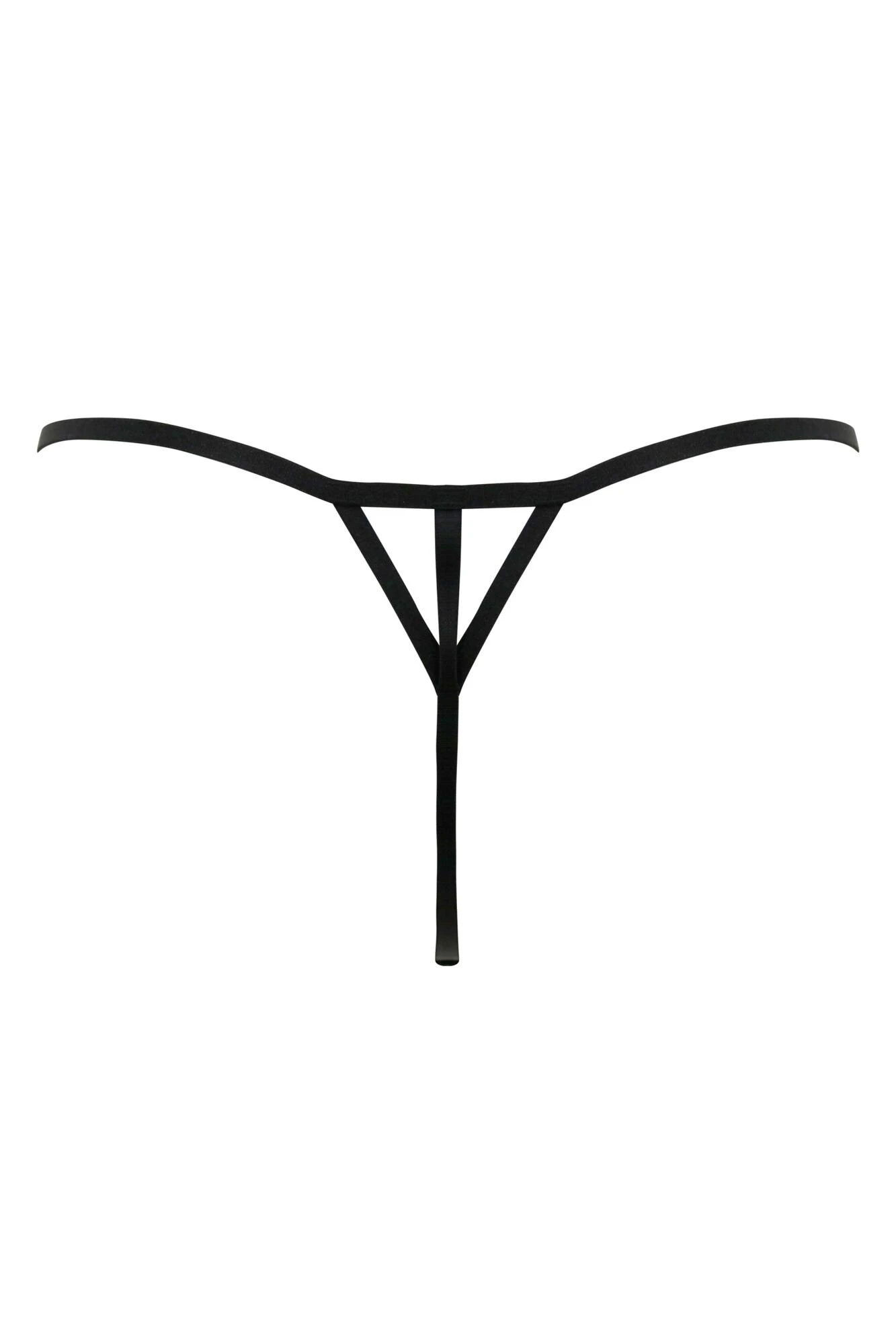India Bold Embroidery Thong - Black 6 India Bold Embroidery Thong - Black - Image 4