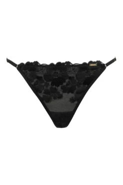 India Bold Embroidery Thong - Black 8 India Bold Embroidery Thong - Black -Sultry Curve 300405 20221109134700