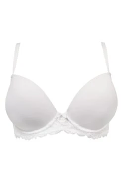 Forever Fiore Plunge Push Up Tshirt Bra Bundle - Black White And Almond -Sultry Curve 300858 20221118130000