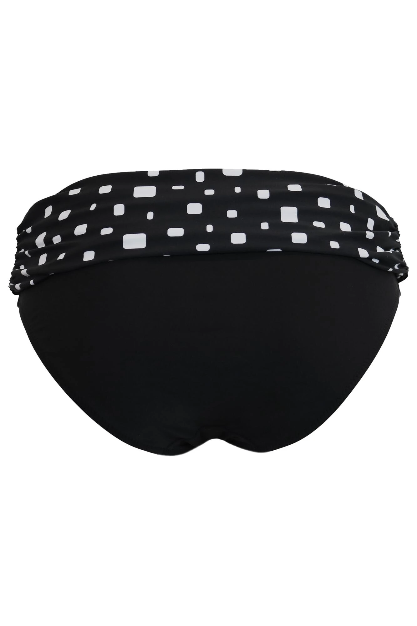 Cascade Fold Over Brief - Black/White 8 Cascade Fold Over Brief - Black/White - Image 6