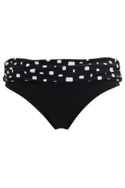 Cascade Fold Over Brief - Black/White 12 Cascade Fold Over Brief - Black/White -Sultry Curve 301326 20221201112700