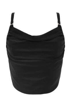 Mykonos Cowl Neck Underwired Top - Black 18 Mykonos Cowl Neck Underwired Top - Black -Sultry Curve 301466 20230214091600