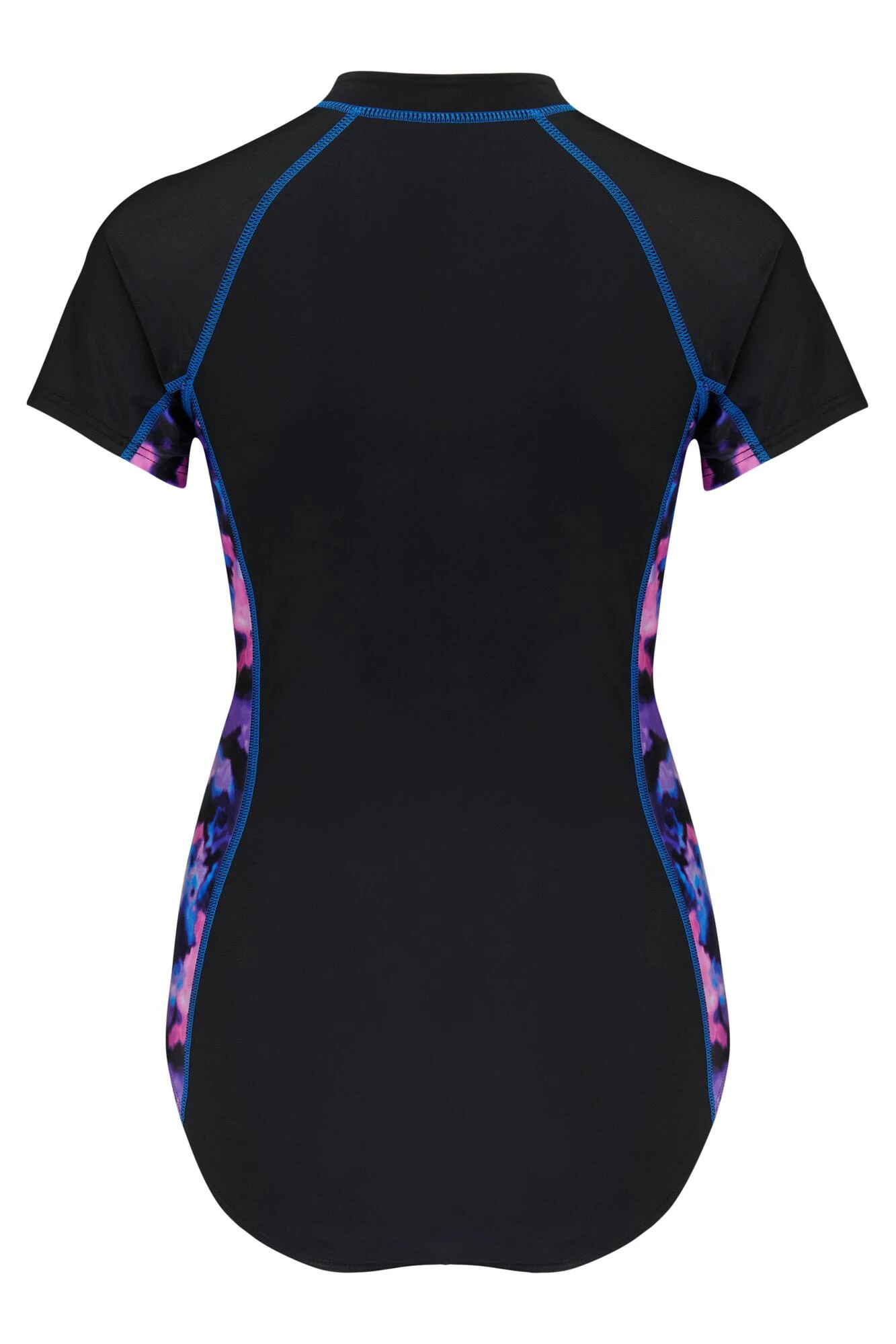 Energy Short Sleeved Zip Front Paddle Swimsuit - Tie Dye 8 Energy Short Sleeved Zip Front Paddle Swimsuit - Tie Dye - Image 6