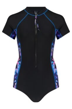 Energy Short Sleeved Zip Front Paddle Swimsuit - Tie Dye 12 Energy Short Sleeved Zip Front Paddle Swimsuit - Tie Dye -Sultry Curve 301819 20221205151900